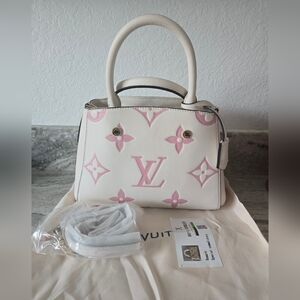 Brand New Louis Vuitton Pink Satchel Crossbody Bag
